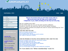 Tablet Screenshot of europeansafelist.com